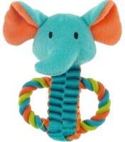 an elephant chew toy